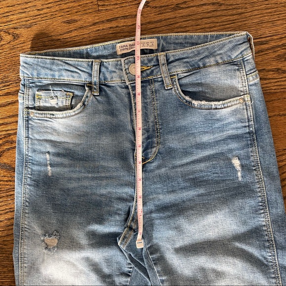 Zara pearl jeans Perfect like new Size 4 Beautiful! - Picture 8 of 10